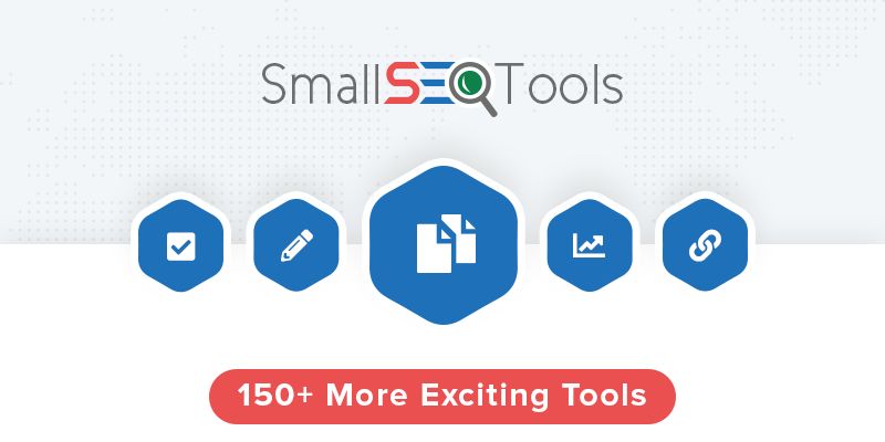 Small SEO Tools là công cụ khá nổi tiếng